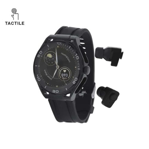 Reloj inteligente con conexión Bluetooth y auriculares integrados