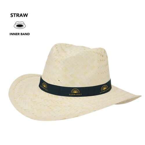 Sombrero paja blanco