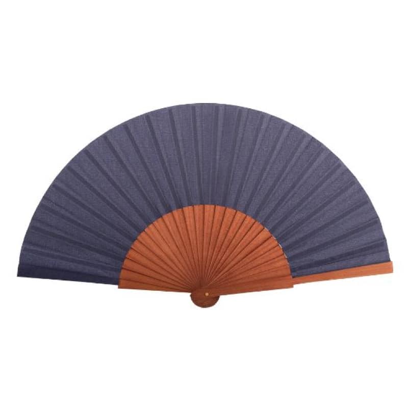 Abanico de 23 cm fabricado en madera oscura_1