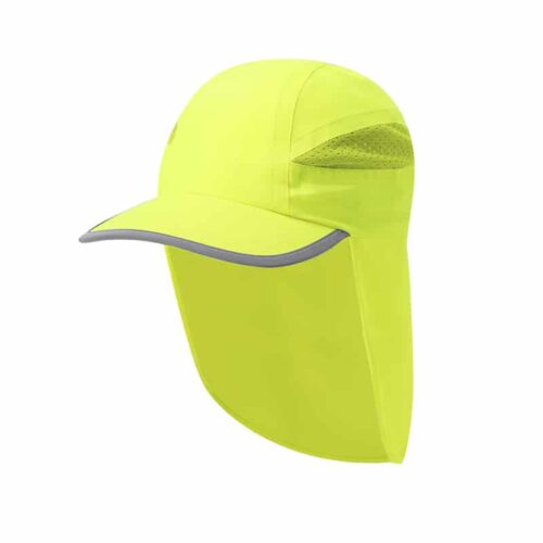 Gorra de poliéster en color fluorescente