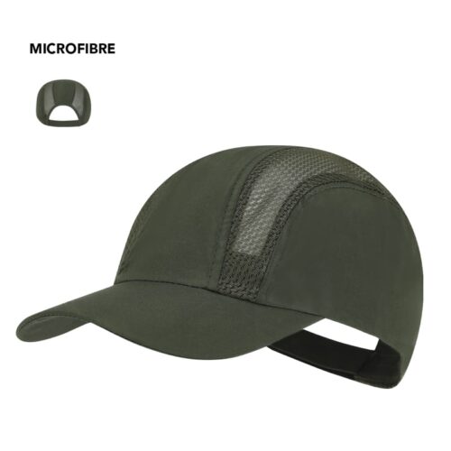 Gorra deportiva en suave microfibra