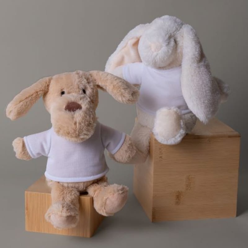 Peluche en forma de perro o conejo_2