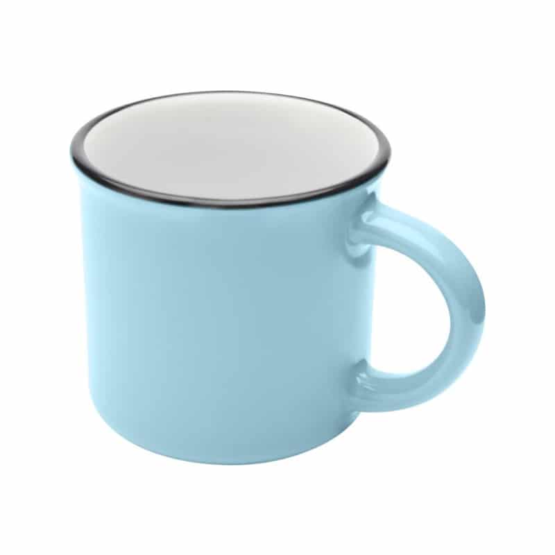 Taza de cerámica con diseño vintage