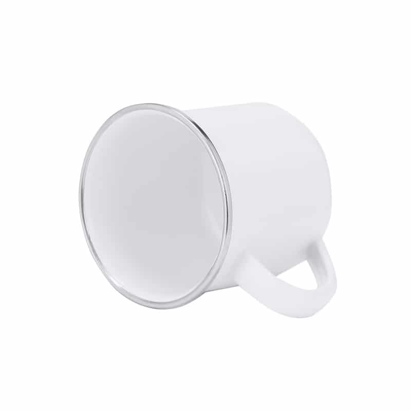 Taza metálica de 200ml de capacidad con diseño vintage_1