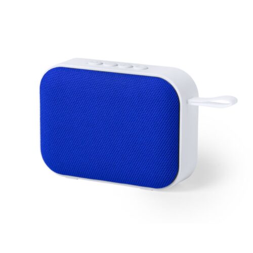 Altavoz diseño bicolor con función manos libres y radio FM