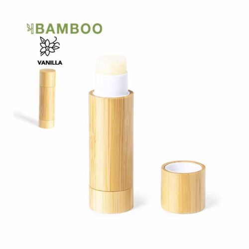 Bálsamo Labial de Bambú con Tapa