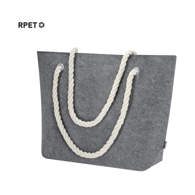 Bolsa de Fieltro Reciclado con Asas de Cordón