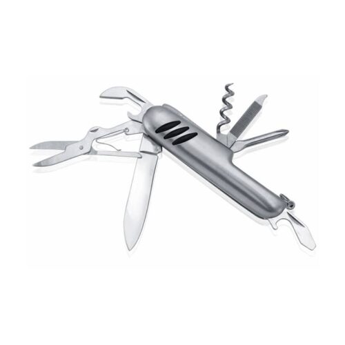 Navaja multiusos de acero inox de 10 funciones
