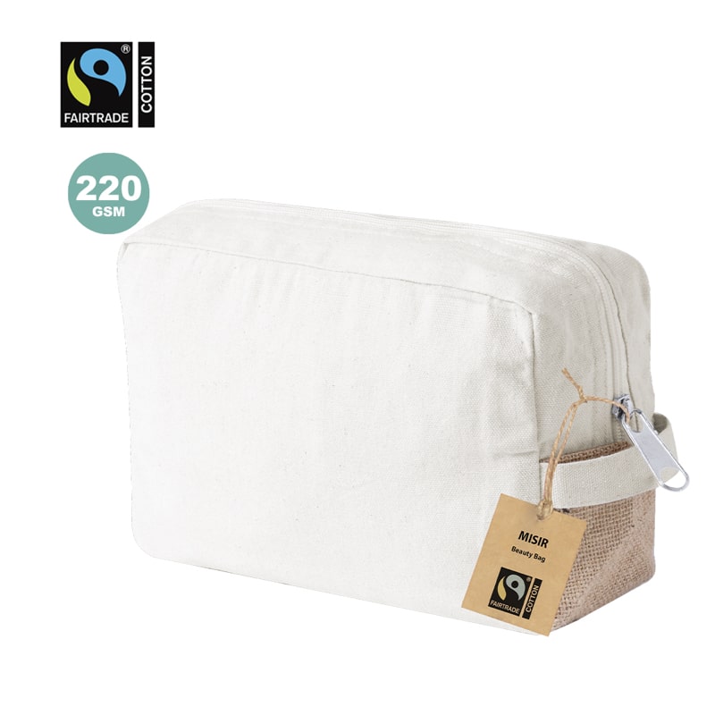 Neceser Fairtrade de Algodón y Yute