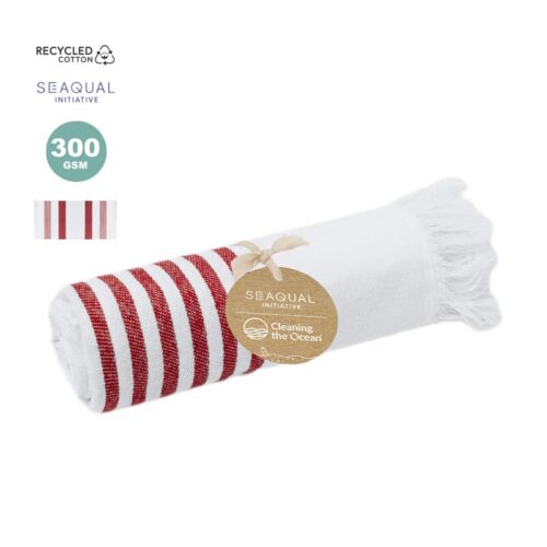 Pareo Toalla de 300 g:m² con Algodón Reciclado y SEAQUAL