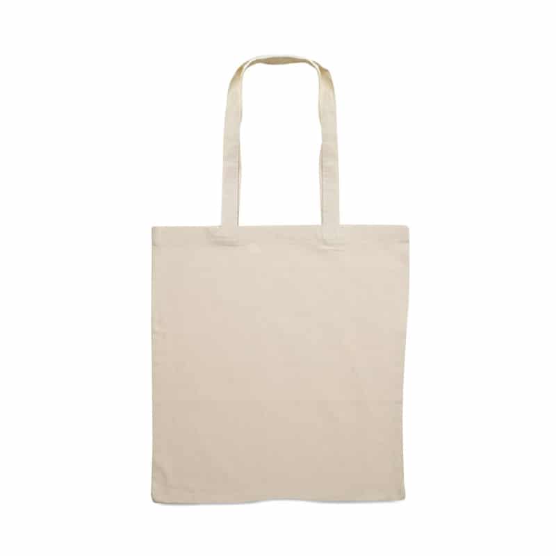 Bolsa de la Compra de Algodón Natural con Asas Largas_1