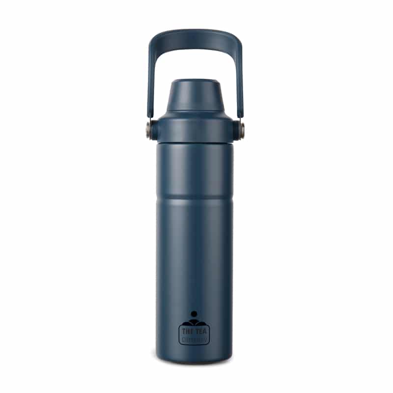 Botella de Acero Inox Reciclado de 600 ml con Doble Apertura y Asa