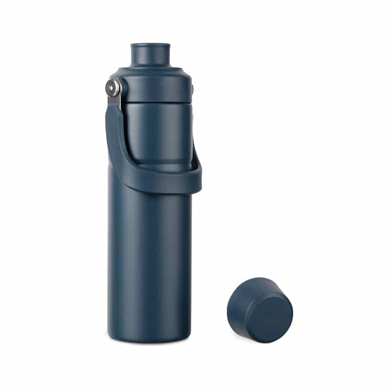 Botella de Acero Inox Reciclado de 600 ml con Doble Apertura y Asa_1