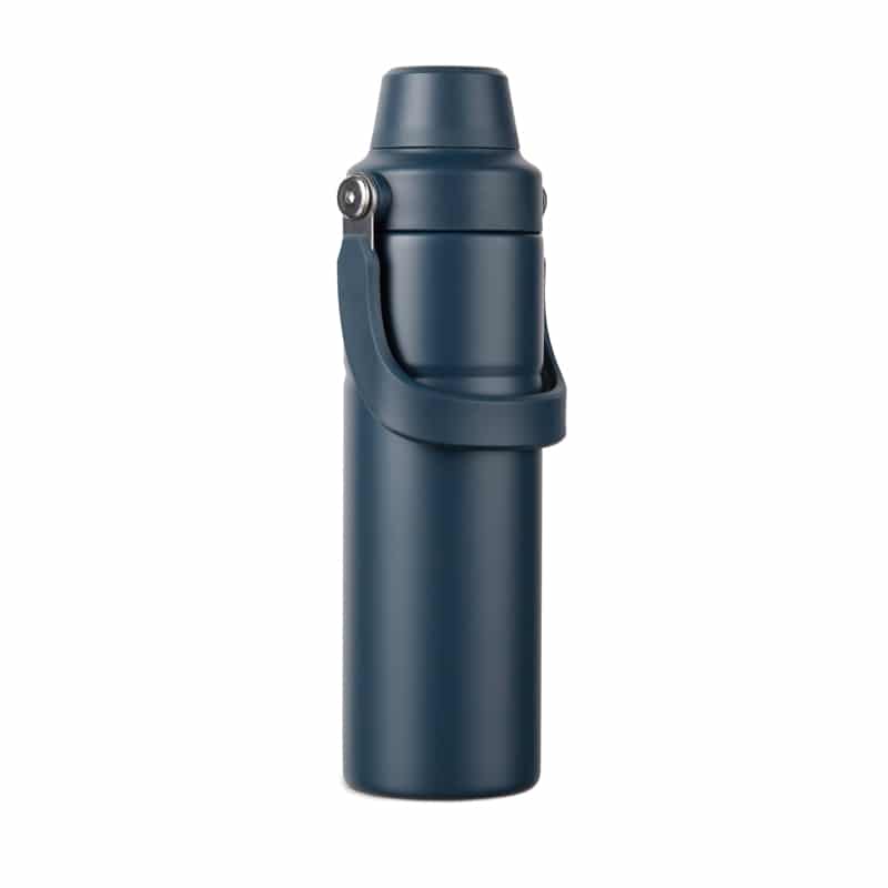 Botella de Acero Inox Reciclado de 600 ml con Doble Apertura y Asa_2