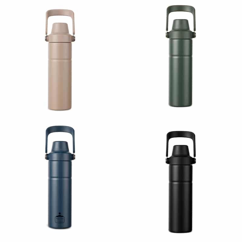 Botella de Acero Inox Reciclado de 600 ml con Doble Apertura y Asa_5
