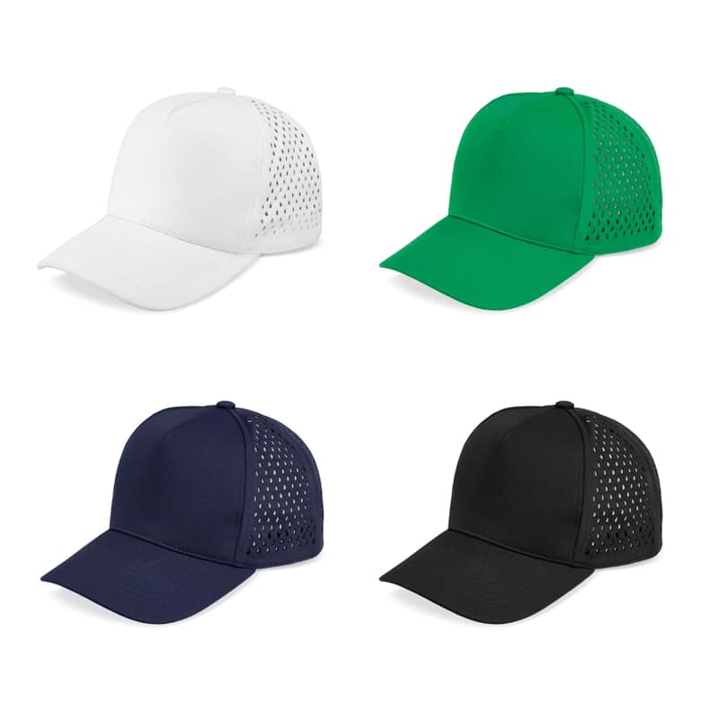 Gorra Golf con Paneles Perforados y Cierre de Velcro_4