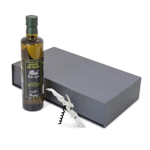 Set Gourmet con Abridor y Aceite de Trufa Negra