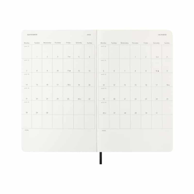 Agenda Diaria Moleskine Tapa Blanda A5 12 Meses_2