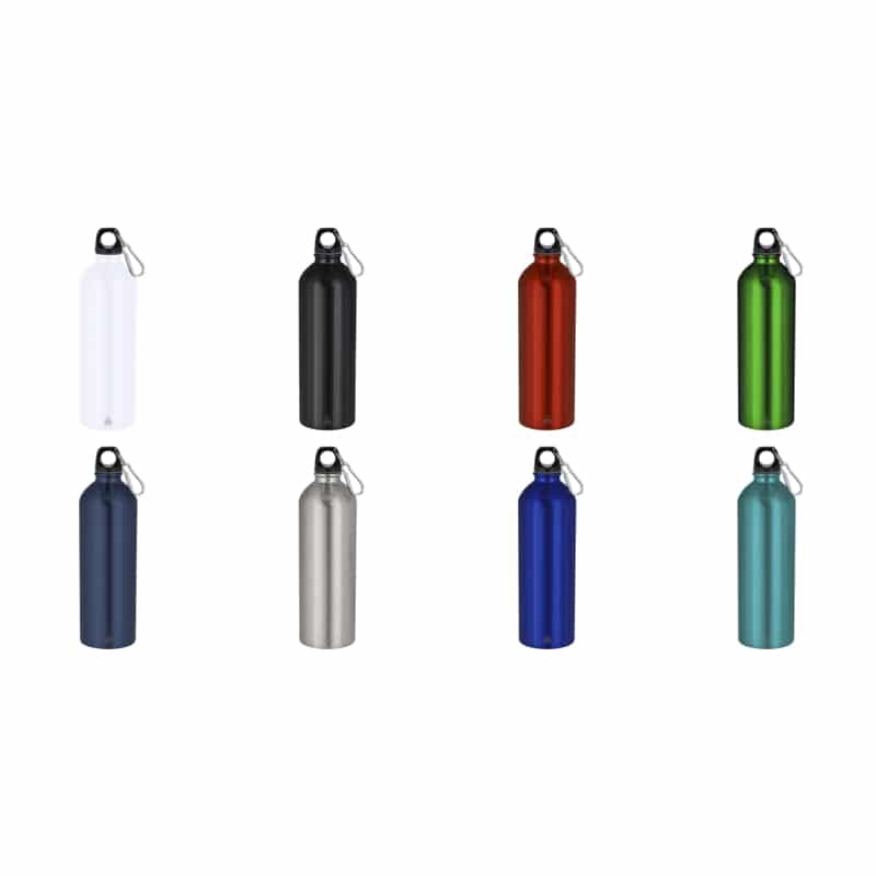 Bidón 800 ml en Acero Inoxidable Reciclado con Mosquetón Metálico_2