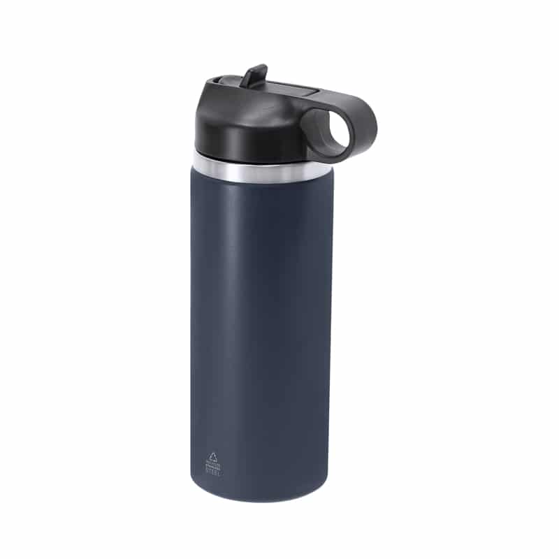 Bidón Térmico 500 ml Acero Inoxidable Reciclado con Pajita y Asa_1
