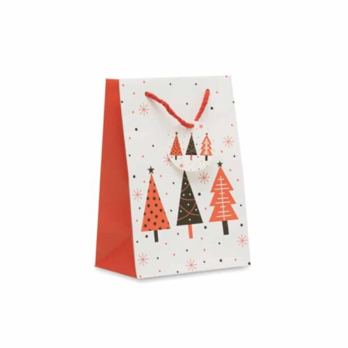 Bolsa Pequeña de Papel Navidad FSC® Reciclado