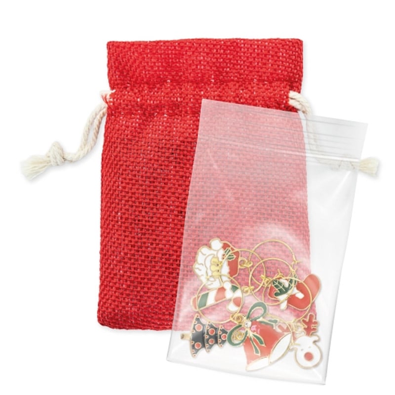 Set de 6 Aros Navideños para Copas Personalizados