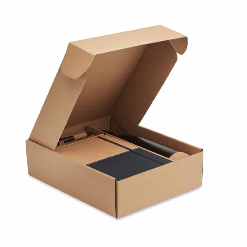 Set de Regalo con Botella 500 ml, Libreta A5 RPET y Bolígrafo de Aluminio_2