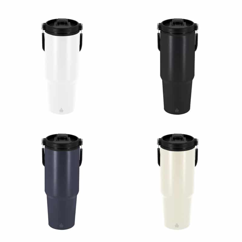 Vaso Térmico 900 ml Acero Inoxidable Reciclado con Pajita y Asa_4