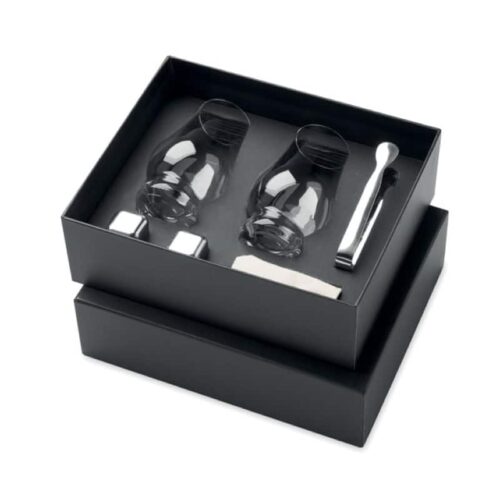 Set de copas de cata con cubitos reutilizables