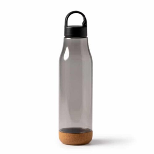 Botella de RPET con Base de Corcho y Asa Mosquetón 720 ml
