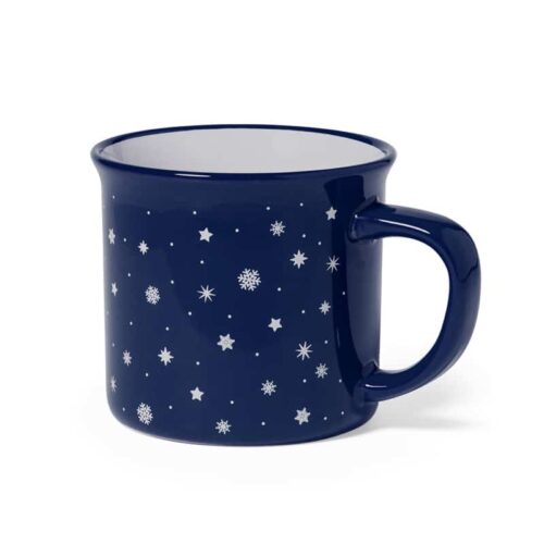 Taza Navideña Vintage de Cerámica 280ml