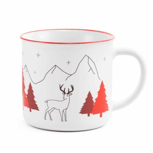 Taza XL de cerámica navideña 420 ml