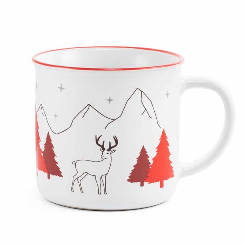 Taza XL de cerámica navideña 420 ml