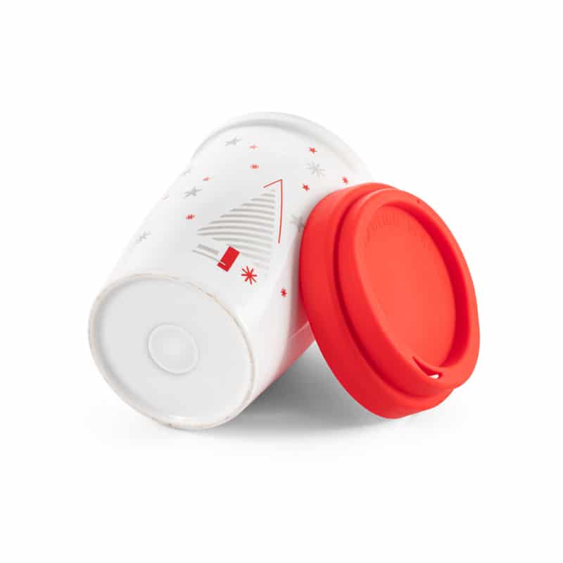 Vaso de viaje de porcelana con motivo navideño 280 ml_1