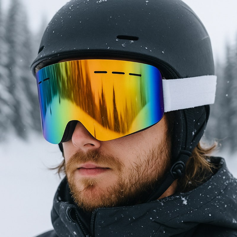 Gafas de esquí con lentes categoría 3 y correa ajustable