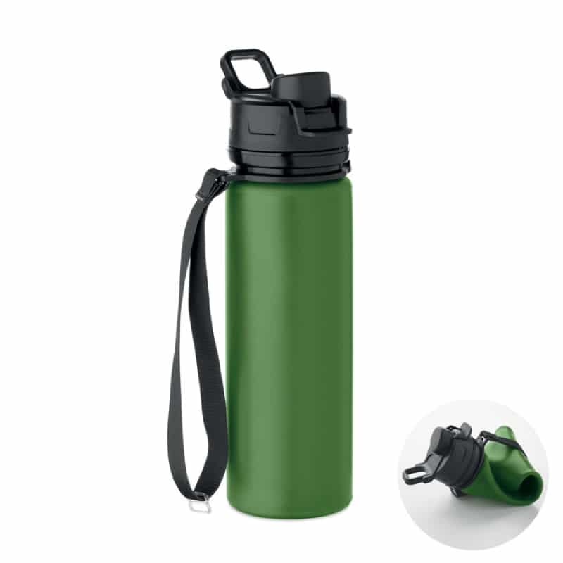 Botella Deportiva Plegable de Silicona 500 ml