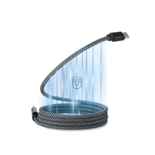 Cable Magnético Trenzado RPET Tipo C a C 60 W