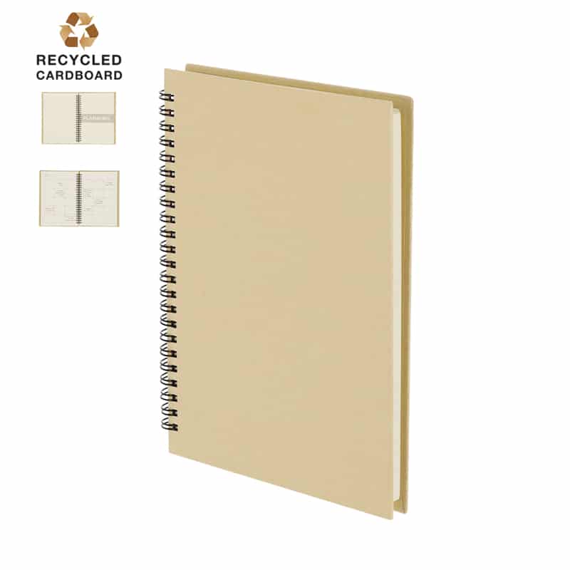 Libreta con Planificador Mensual en Cartón Reciclado