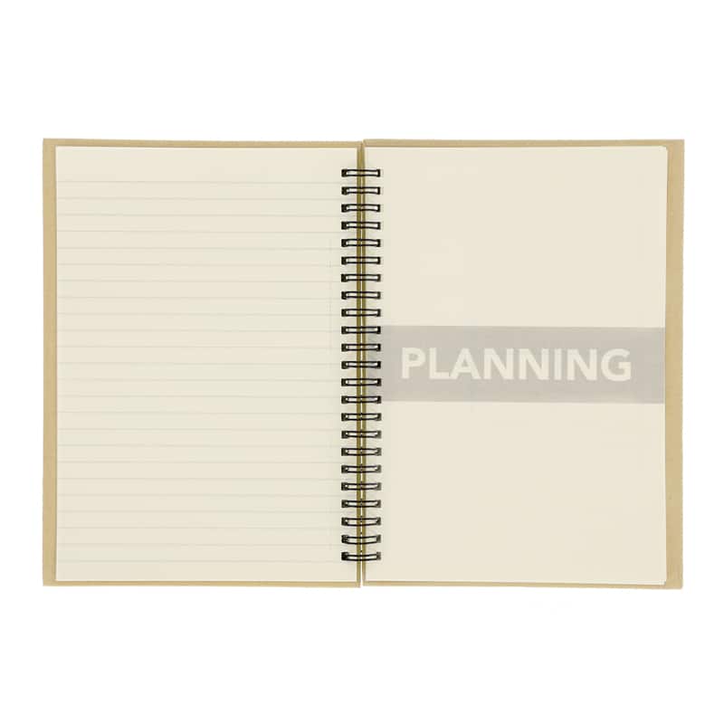 Libreta con Planificador Mensual en Cartón Reciclado_2