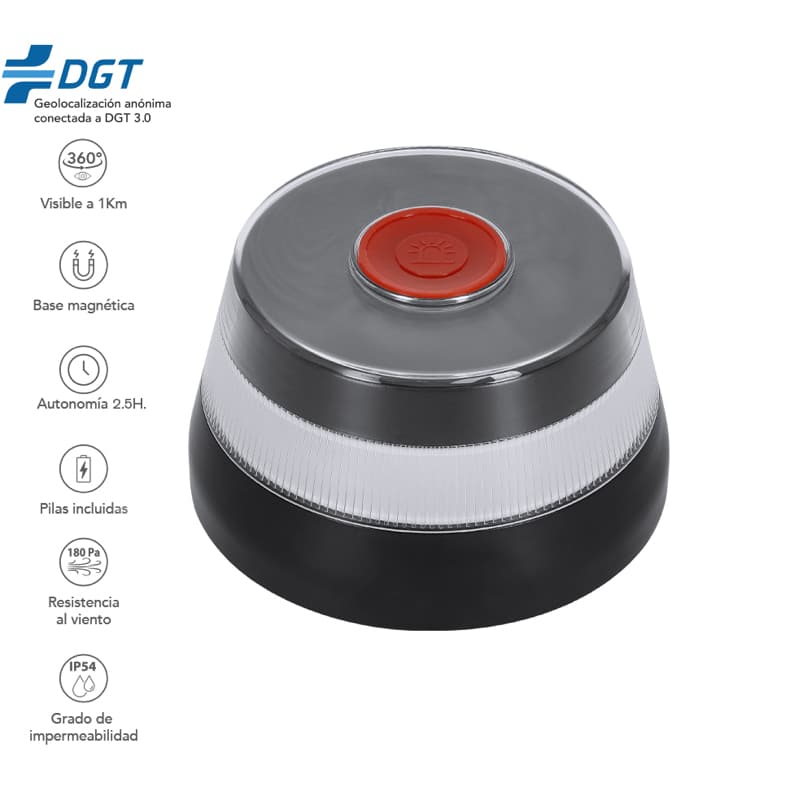 Luz de Emergencia V16 Geolocalizada Homologada DGT