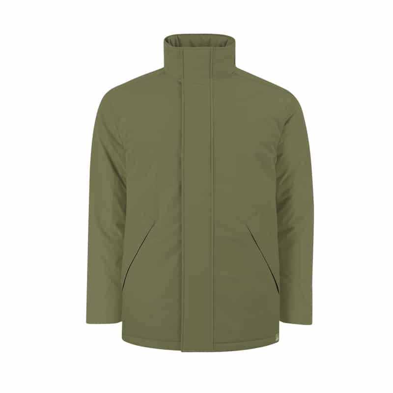 Parka Unisex Acolchada Impermeable RPET con Capucha Plegable_12