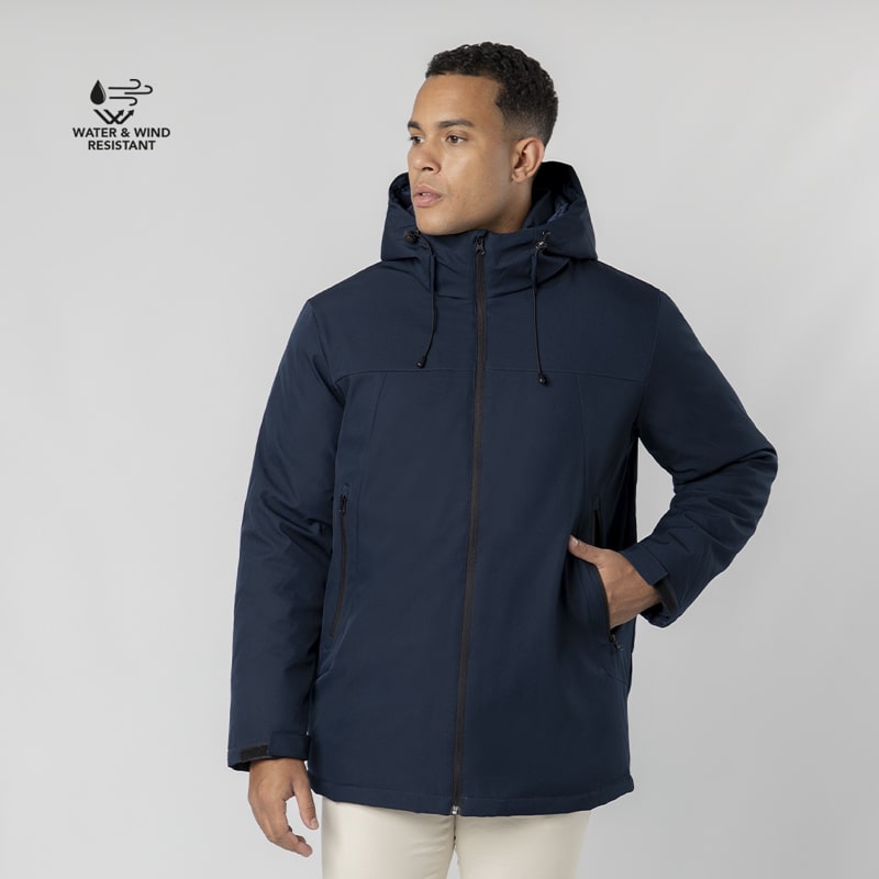 Parka Unisex Acolchada con Capucha Ajustable_3