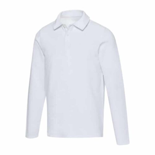 Polo Unisex de Manga Larga en Algodón Piqué