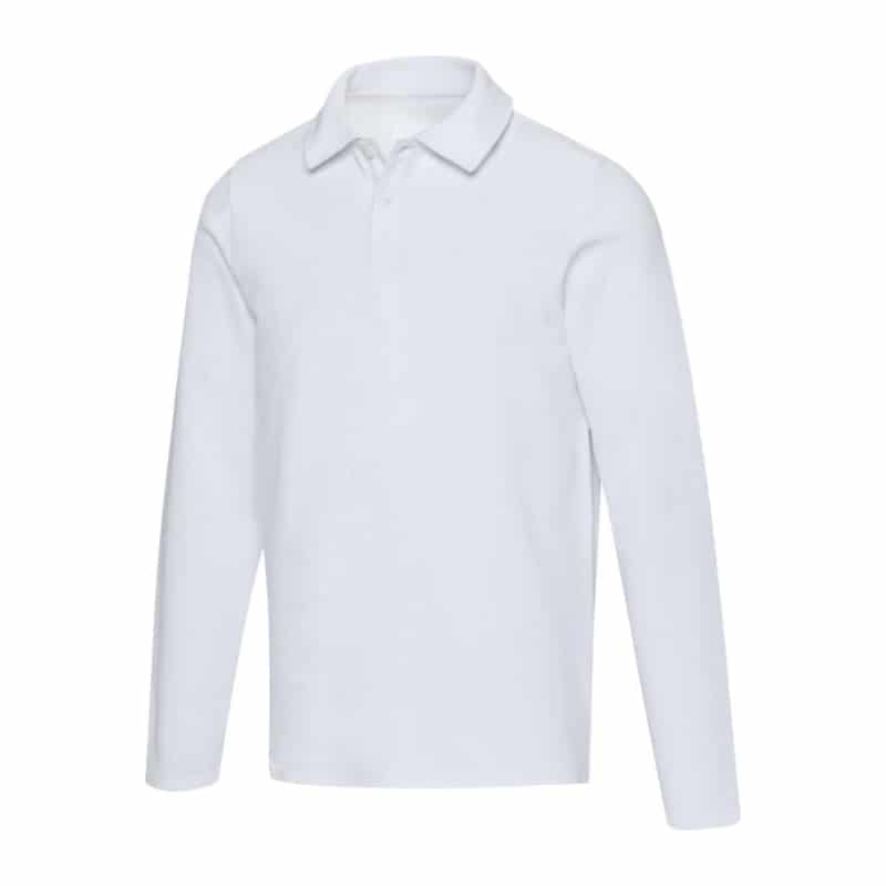 Polo Unisex de Manga Larga en Algodón Piqué