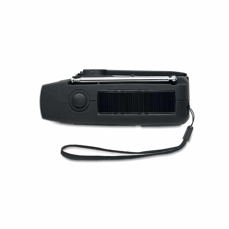 Radio AM:FM Portátil con Linterna LED y Power Bank Solar_3