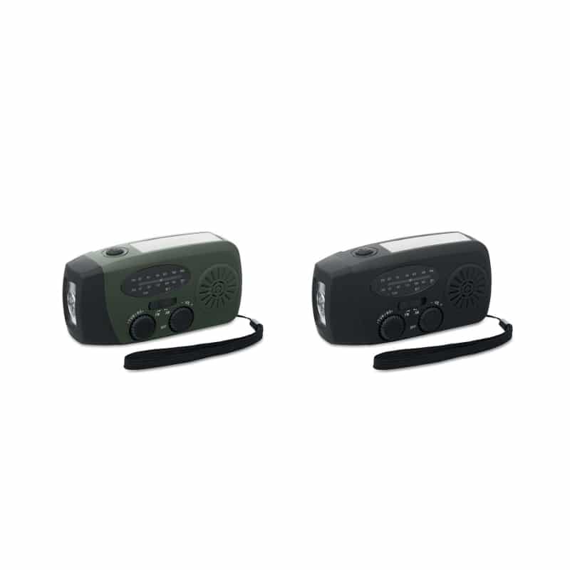 Radio AM:FM Portátil con Linterna LED y Power Bank Solar_4