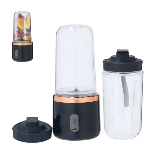 Set de Licuadora Portátil con Dos Vasos 400 ml