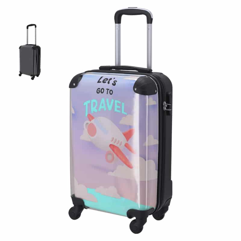 Trolley Personalizable con Frontal Transparente y Cierre de Seguridad