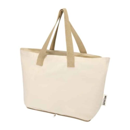 Bolsa Tote Plegable de Algodón y Poliéster Reciclados