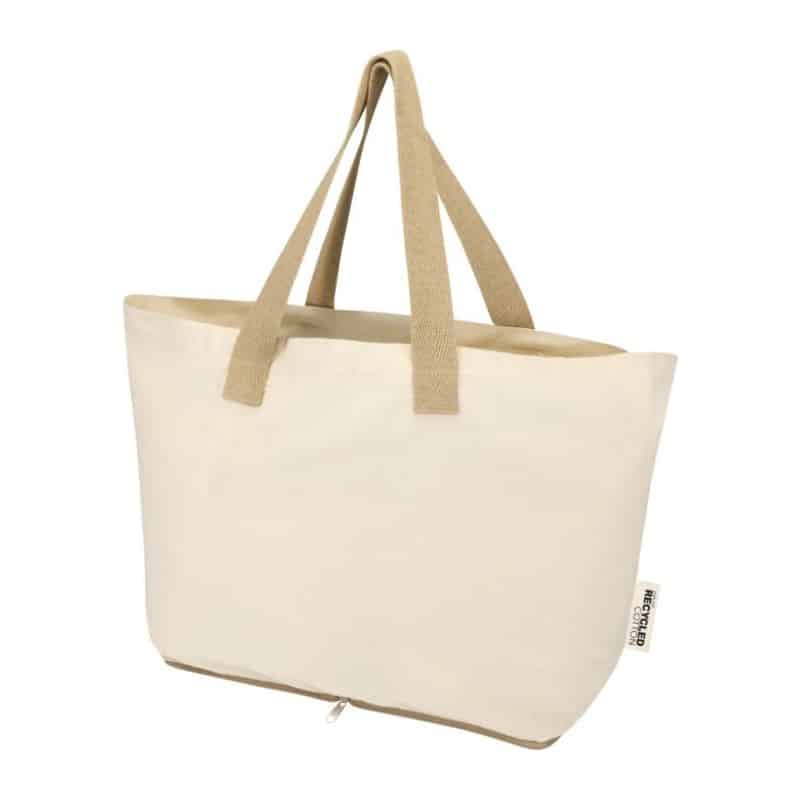 Bolsa Tote Plegable de Algodón y Poliéster Reciclados